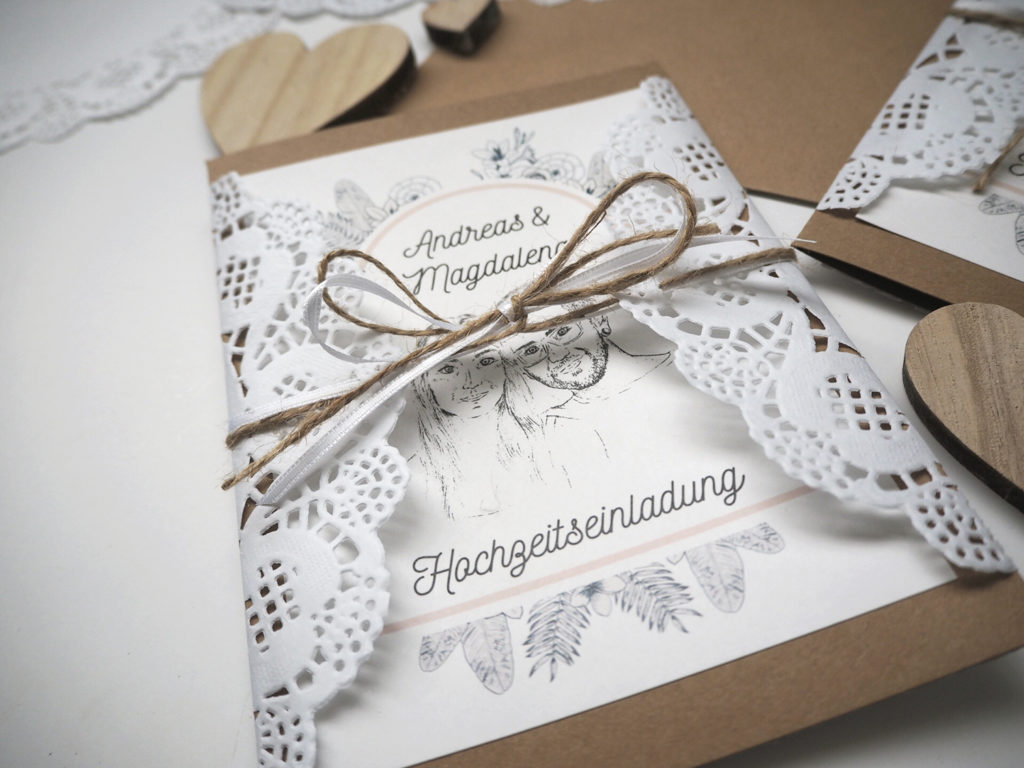 Hochzeits Diy Hochzeitseinladungen Im Vintagestil