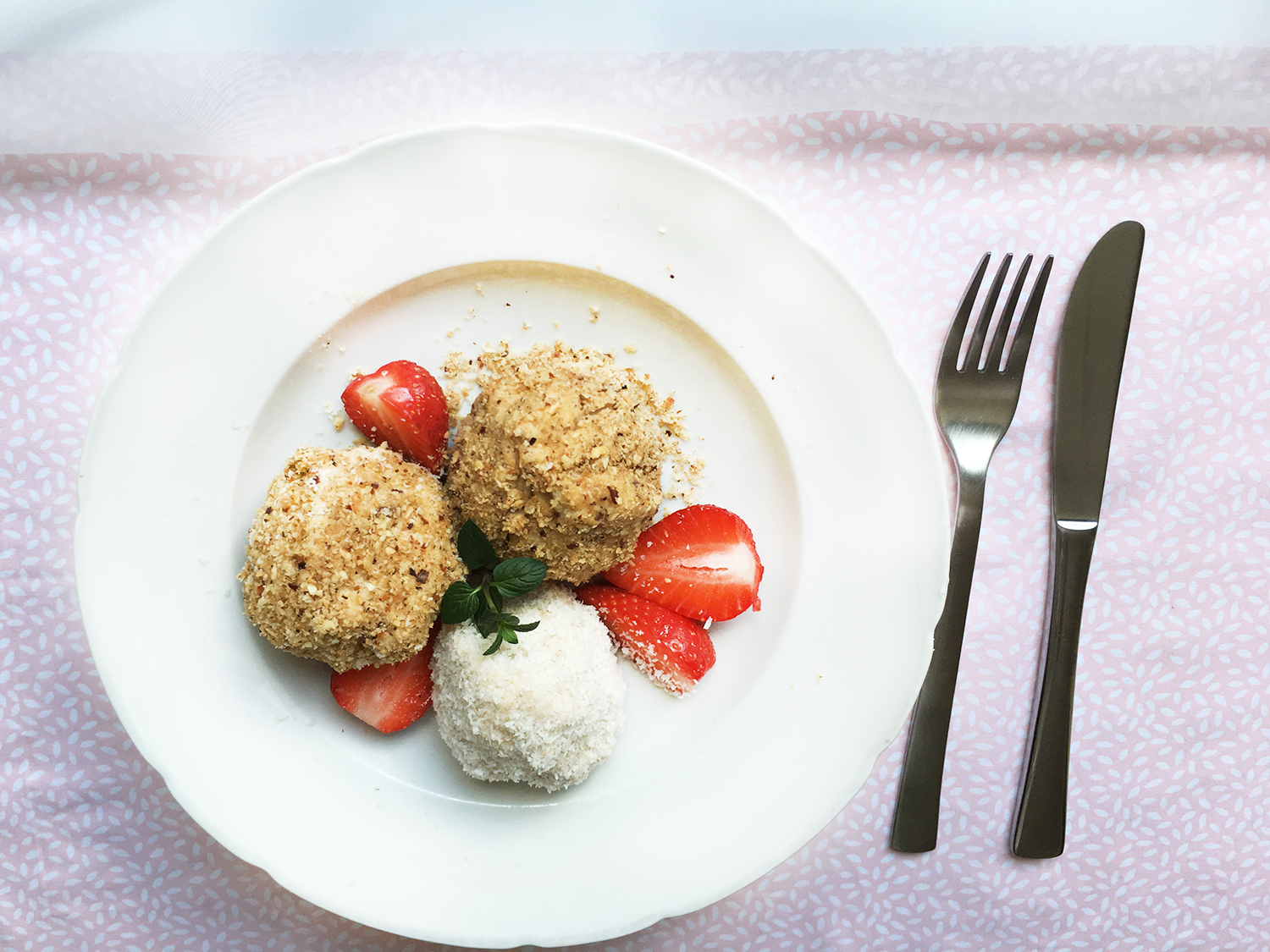 Fitness Erdbeerknödel Rezept - eine Low Fat Variante