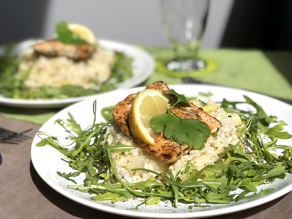 Gesundes-Risotto-Spargel-Lachs