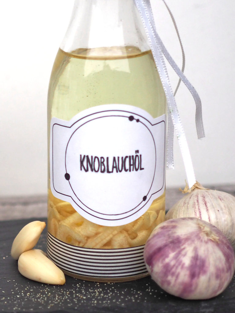  diy-geschenkidee-Speiseöl-Geschmack-knoblauch