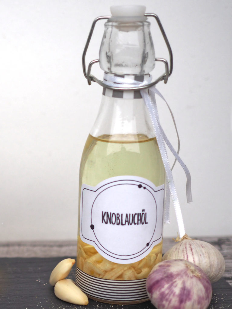  diy-geschenkidee-Speiseöl-Geschmack-knoblauch