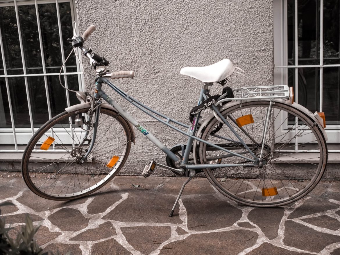 Fahrrad lackieren DIY Upcycling Projekt altes Rad neu