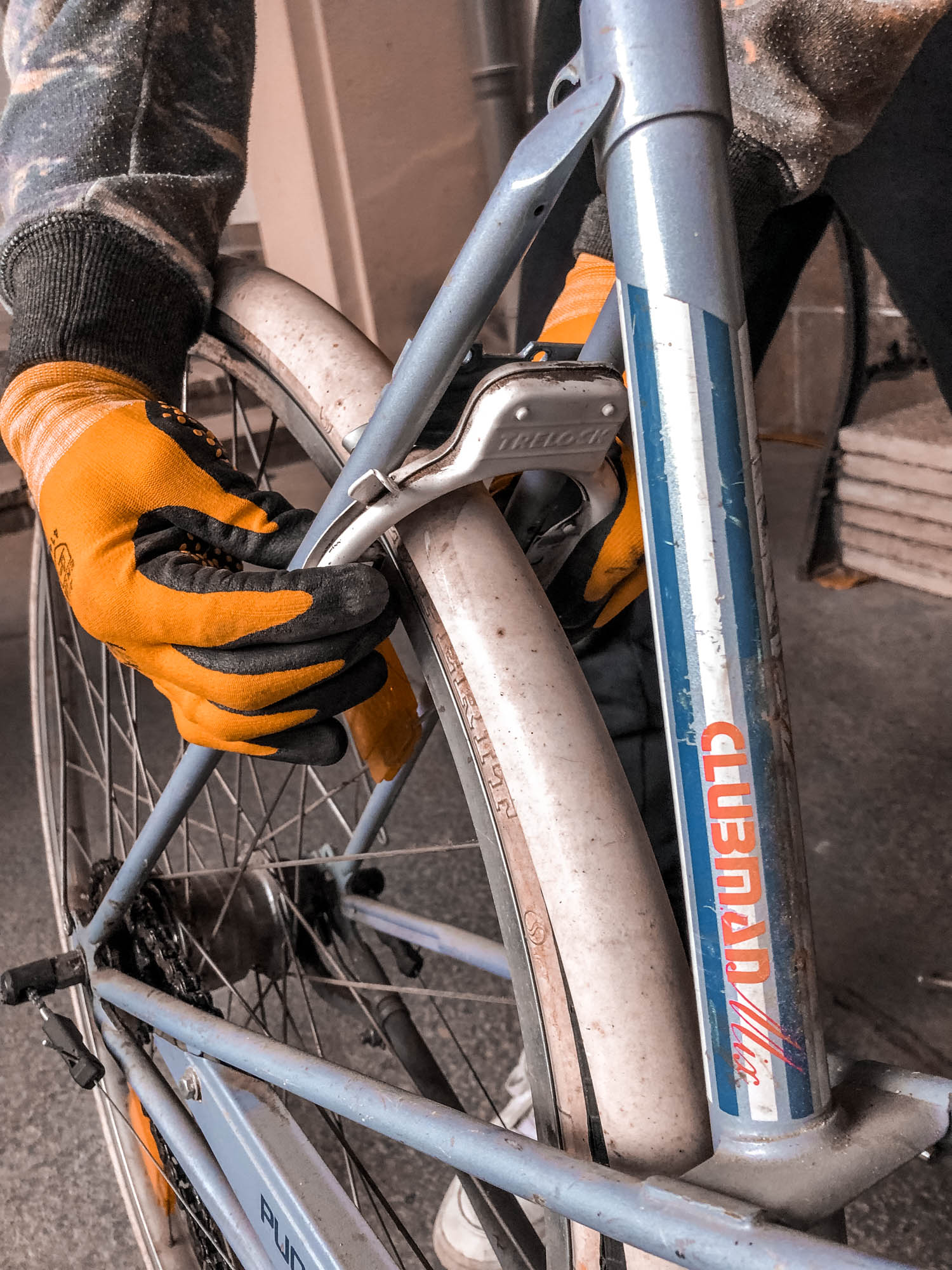 Fahrrad lackieren DIY Upcycling Projekt altes Rad neu
