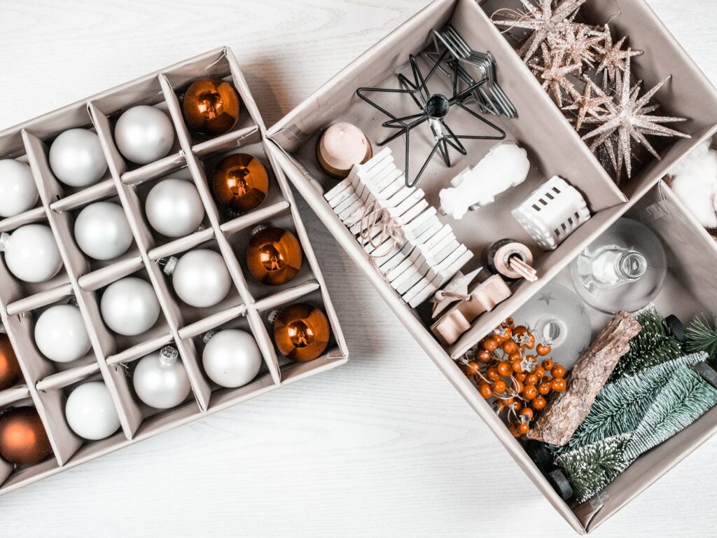 Weihnachtskugeln Aufbewahrungsbox basteln DIY IKEAHACK