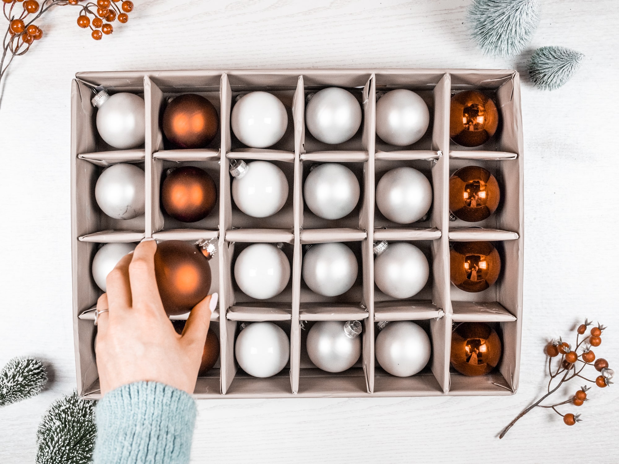 Weihnachtskugeln Aufbewahrungsbox basteln DIY IKEAHACK